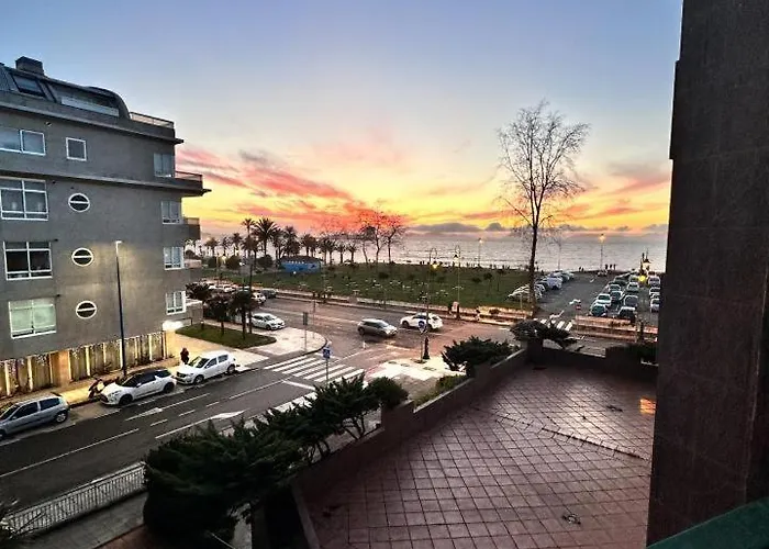 Apartamento Samil Primera Linea De Playa 1J