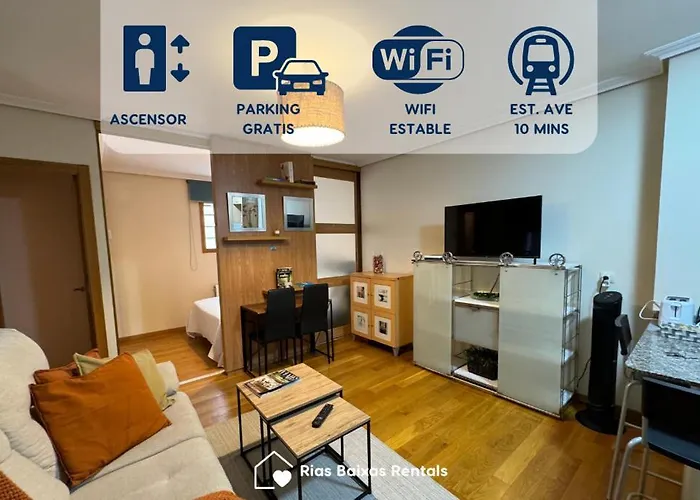 Centrico Con Parking Y Wifi ツ By Rias Baixas Rentals