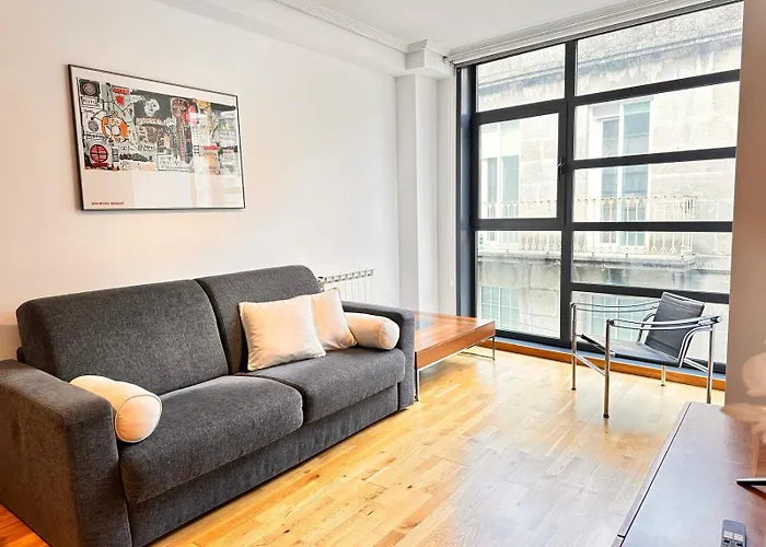 Centrico Apartamento Irmandinos Con Garaje - Homeygalicia